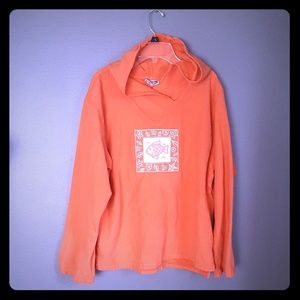 《byTAYLOR》Orange Hoodie